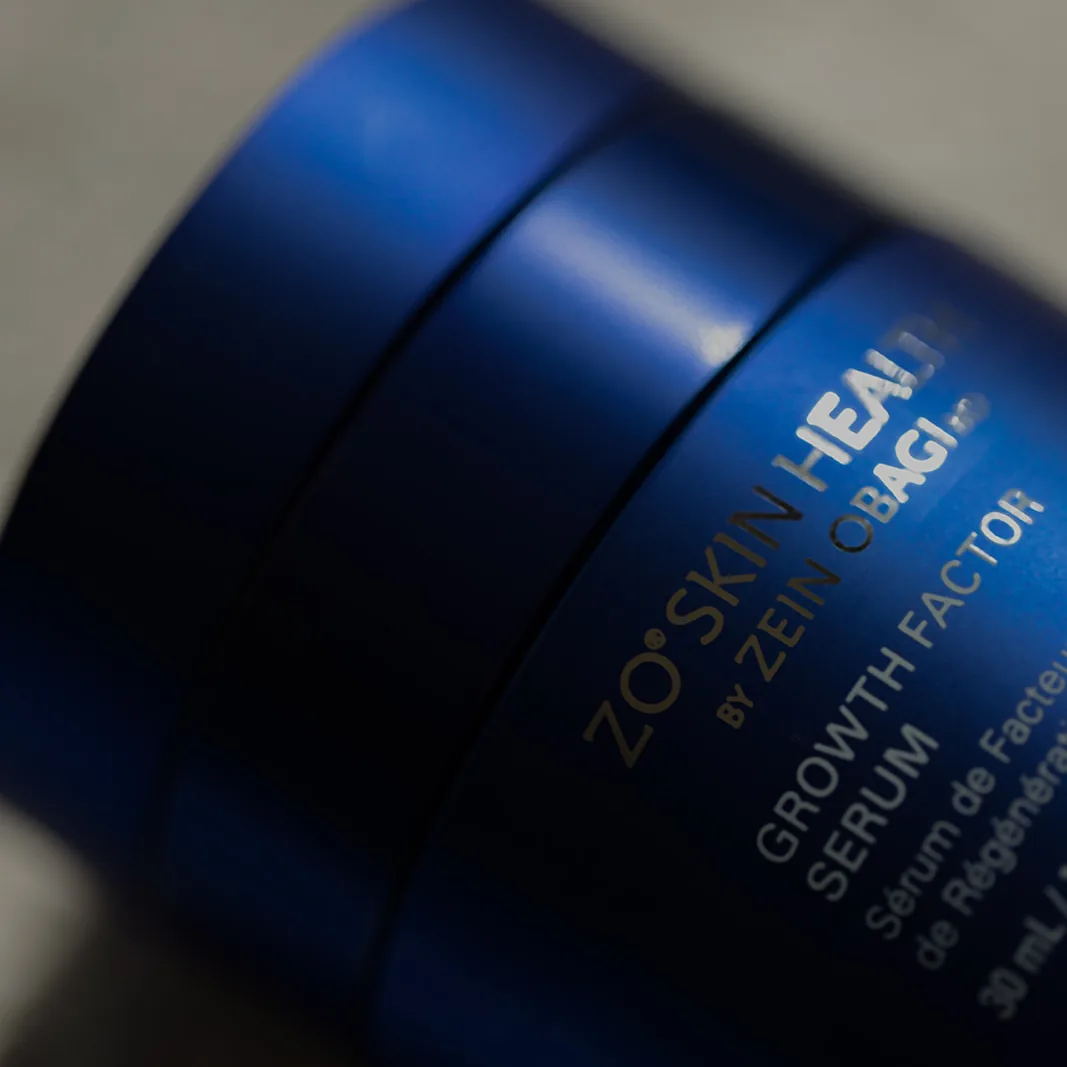 A ZO Skin Health product styled on the MODE retail shelf.