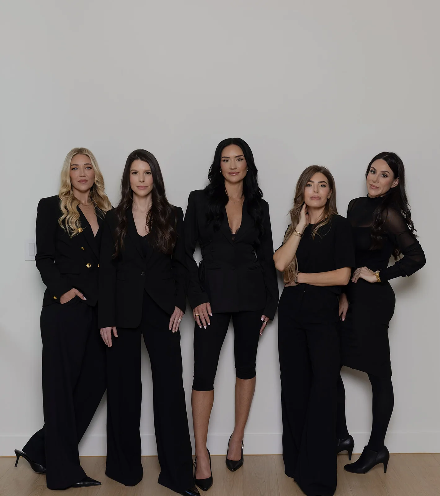 The clinical providers of MODE Aesthetics and Wellness standing together at the medspa’s Pinnacle Peak Road office in North Scottsdale, Arizona.